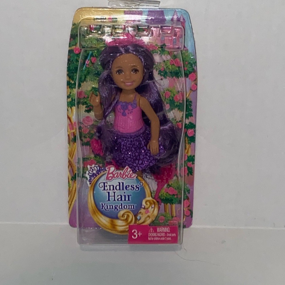 Barbie Endless Hair Kingdom Doll with Purple Hair
